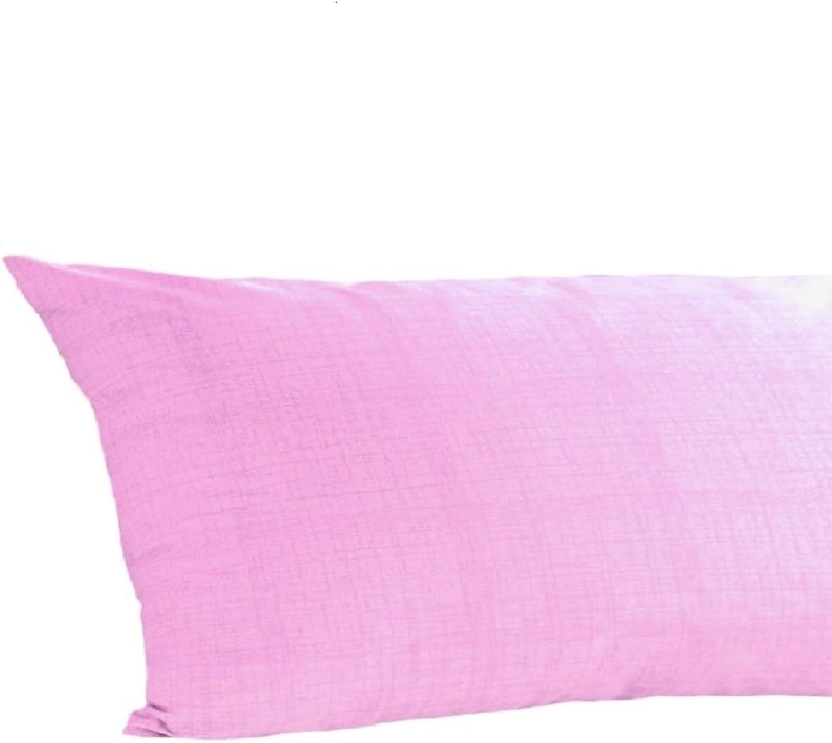 - Yan Yatış Yastık Kılıfı 40x120 Cm Toz Pembe (Toz Pembe)
