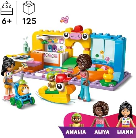 Aliya’nın Kız Kardeşinin Oyun Odası 42645-6 Yaş ve Üzeri Çocuklar için Mini Bebek İçeren Yaratıcı Oyuncak Yapım Seti (125 Parça)