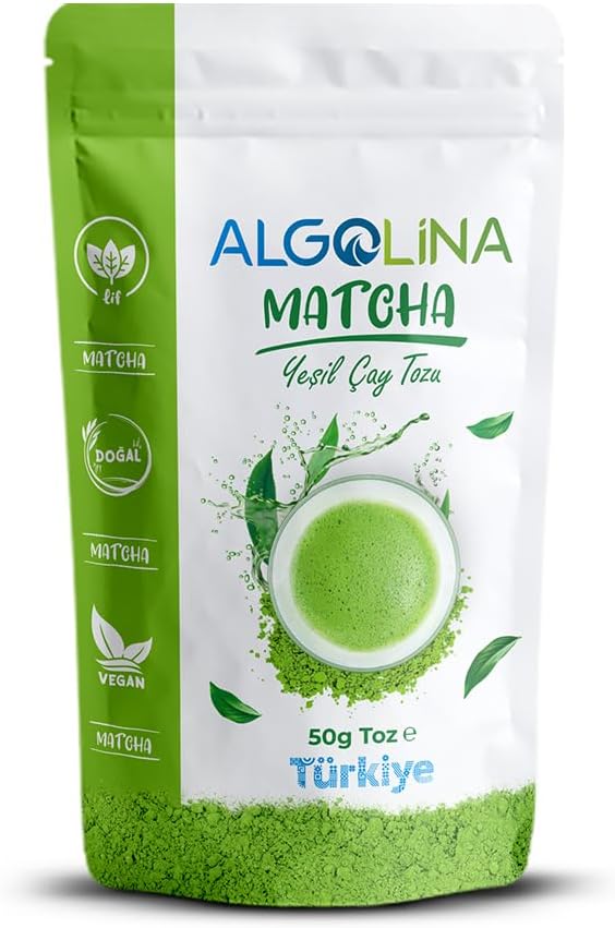 Algolina Matcha Tozu 50Gr (%100 Saf Yeşil Çay)