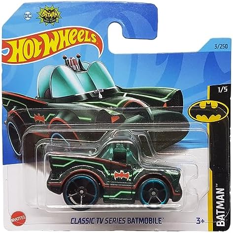 - TV Serisi Batmobile - 1/5 - HKJ72 - Short Card - DC - Mattel 2023