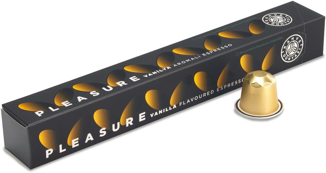 Kahve Dünyası Vanilya Aromalı Kapsül Kahve 10'lu Kutu