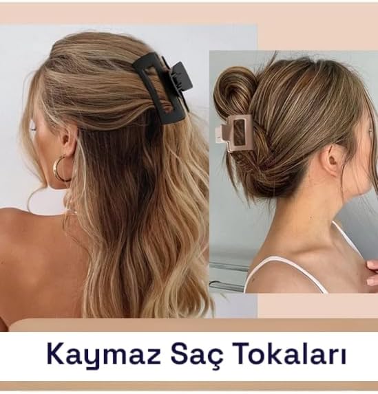 8'li Kahverengi Mandal Toka Seti, Kadın Çocuk Mandal Toka, Lastik Toka Seti, Toka Organizer, Toka, Kız Çocuk Toka, Kadife Toka