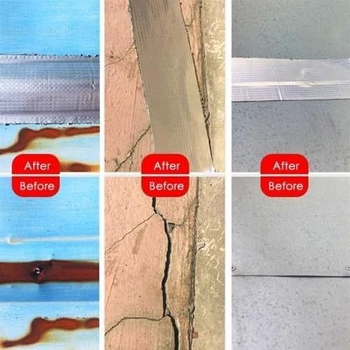 Yüksek Sıcaklık Dayanan Su Geçirmez Alüminyum Folyo Çatı Duvar Çatlak Onarıcı Yalıtım, 2 Metre ve 5 Metre Seçeneğiyle, Boru Yalıtımı, Yalıtım Yünleri, Panel Yalıtımı (5 METRE)