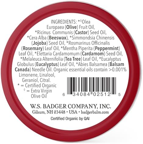 Badger Kuru Ciltler İçin Tazeleyici Çay Ağacı Kokulu Ayak Kremi (21 gr)