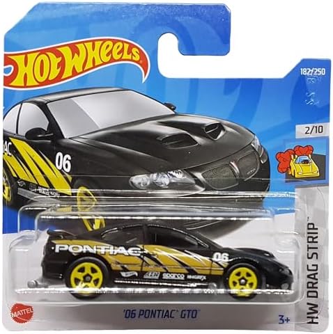 - ´06 Pontiac GTO - HW Drag Strip 2/10 - HCX70 - Short Card - GM - sparco - AEM - Mattel 2022