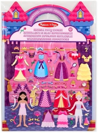 & Doug – 19100 – tekrar kullanılabilir Gummisticker Prenses