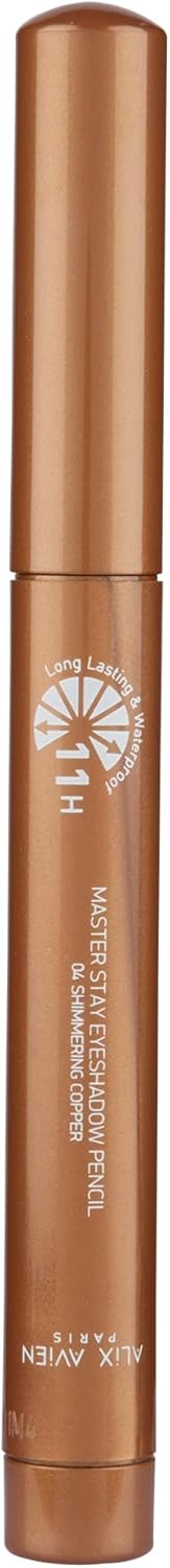 Alix Avien Suya Dayanıklı 11 Saat Kalıcı Yoğun Pigmentli Kremsi Göz Kalem Farı master Stay 04 Shimmering Copper
