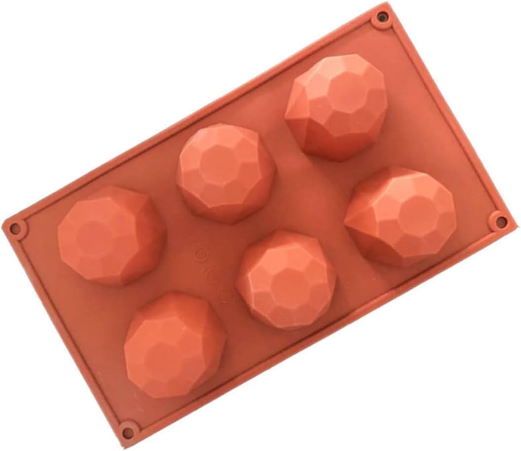 6 Lı Kesimli Yuvarlak Silikon Kalıp NoColor-466dcfd2 ecmelNM548