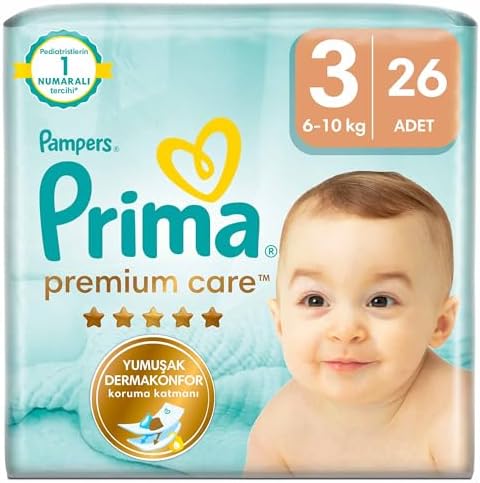 Prima Bebek Bezi Premium Care 3 Numara 26 Adet