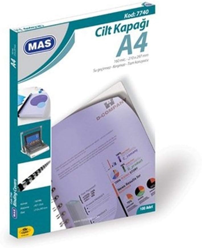 610401774002 A4, Beyaz PP Kapak Beyaz