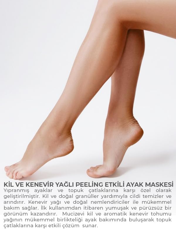 Dermokil Kil & Kenevir Yağli Ayak Maskesi (35 ml)