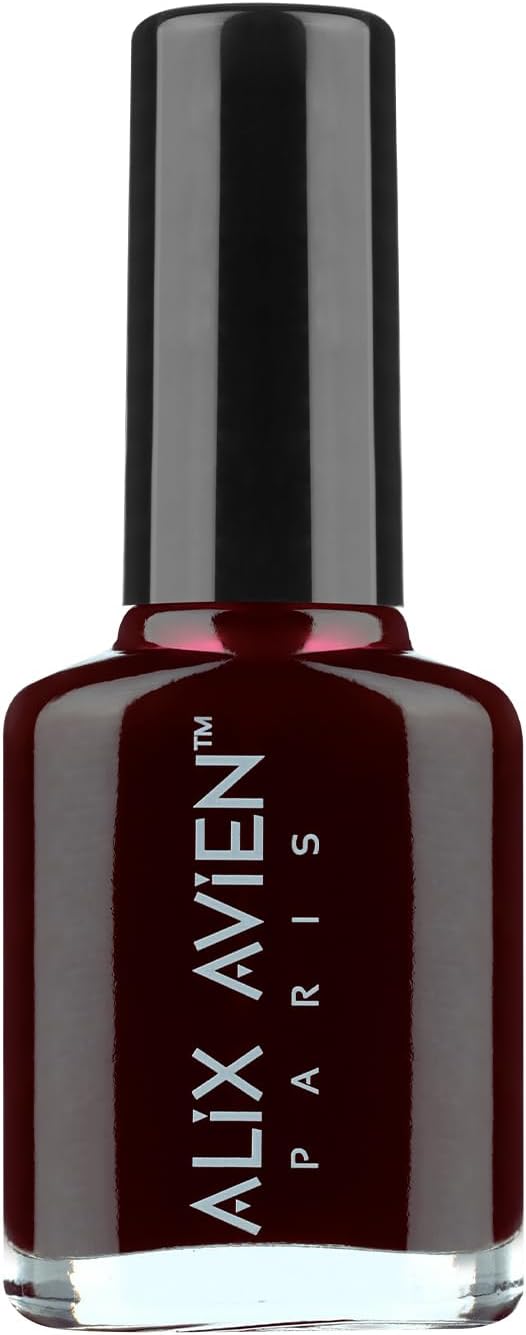ALIX AVIEN Bordo Oje 108 - Yüksek Pigmentli Uzun Süreli Kalıcılık Hızlı Kuruma - Nail Lacquer 108