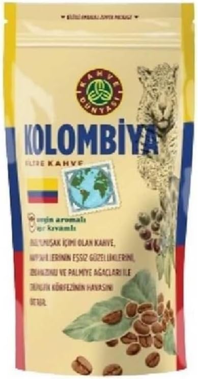 Kahve Dünyası Filtre Kahve Kolombiya Kilitli 250 Gr