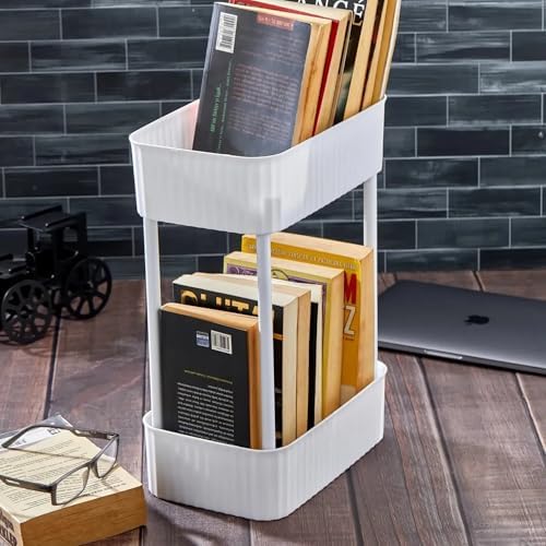 2 Katlı Çok Amaçlı Raf Kitaplık Organizer Düzenleyici