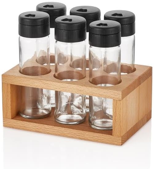 Baharat Takımı 6lı Baharatlık Tuzluk Biberlik Seti