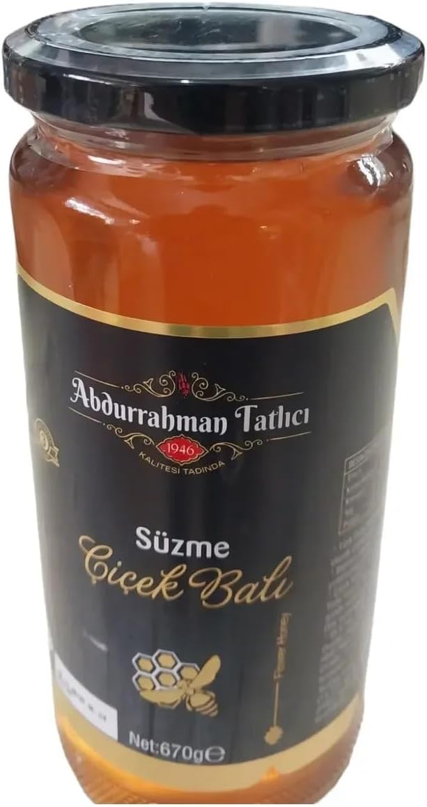 Tatlıcı Süzme Çiçek Balı Cam Kavanoz 670g