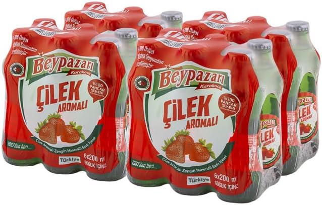 Beypazarı Çilekli Maden Suyu (24x200ml)