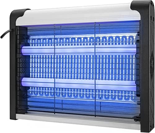 Kuzey's Store Siyah 6W+ 2000V İki Ledli Sinek Öldürücü, Ultraviole Işıklı Büyük Boy Sinek Öldürücü, Haşere Öldürücü, Böcek Öldürücü