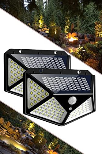 Güneş Enerjili Hareket Sensörlü Ip65 Suya Dayanıklı 100 Led Lamba 1410