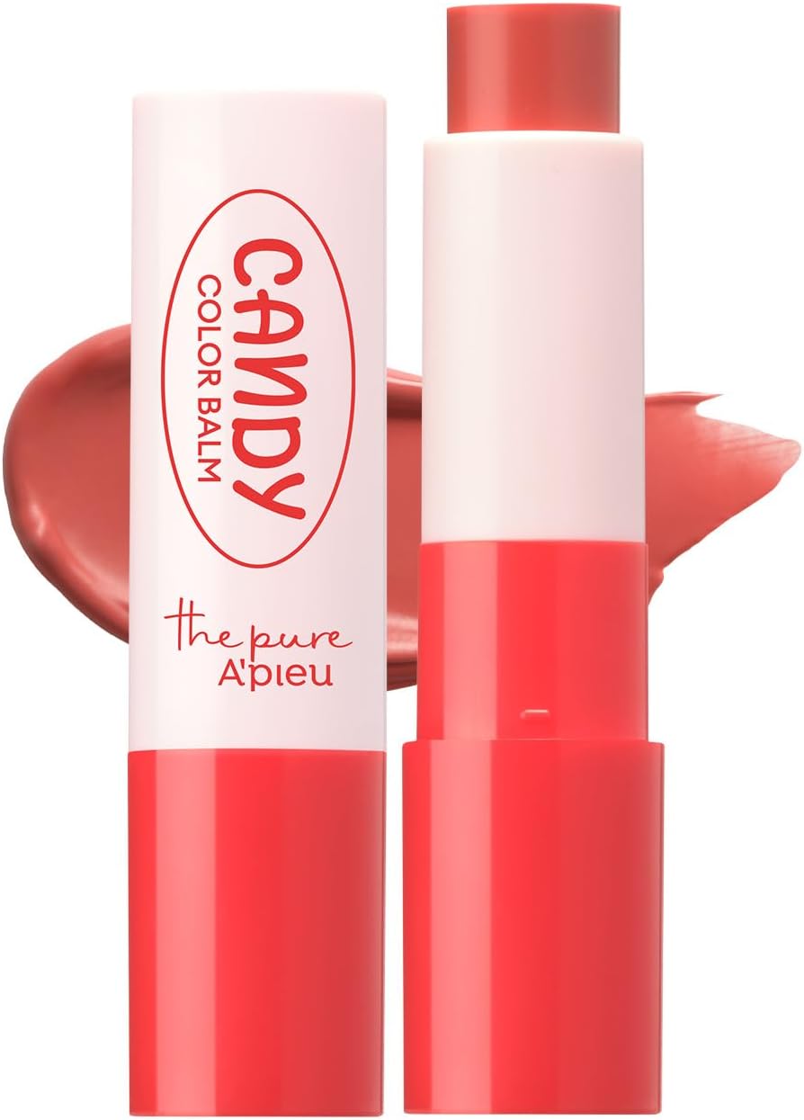 MISSHA Dudakları Nemlendiren Parlak Bitişli Renkli Dudak Balmı A'pıeu The Pure Candy Color Balm No.03 Apple