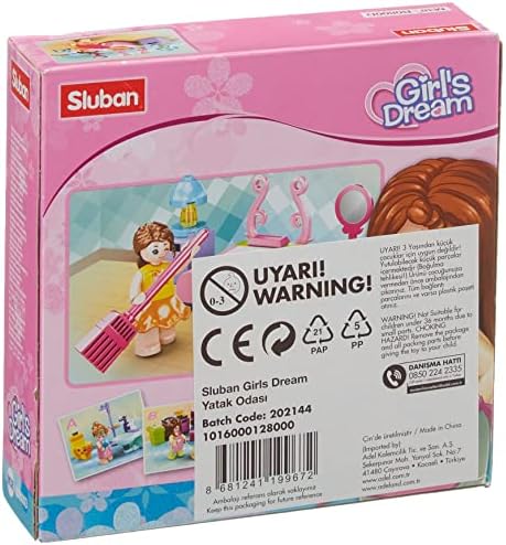 's Yatak Odası, Çok Renkli Yapım Seti, 42 Parça