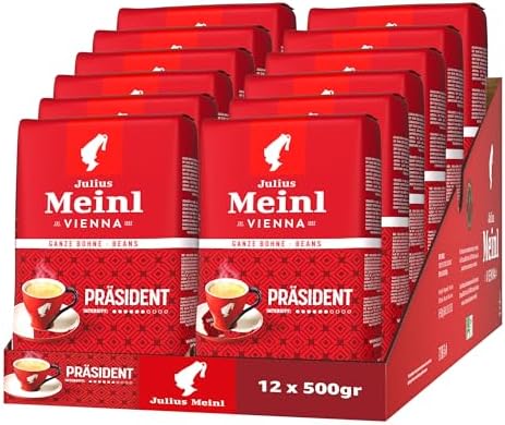 Julius Meinl President Çekirdek Kahve, 500 g x 12 Adet