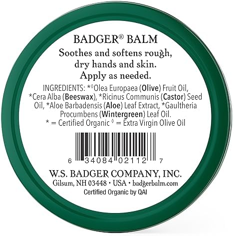 Badger Balm For Hardworking Hands El Bakım Balmı 21g