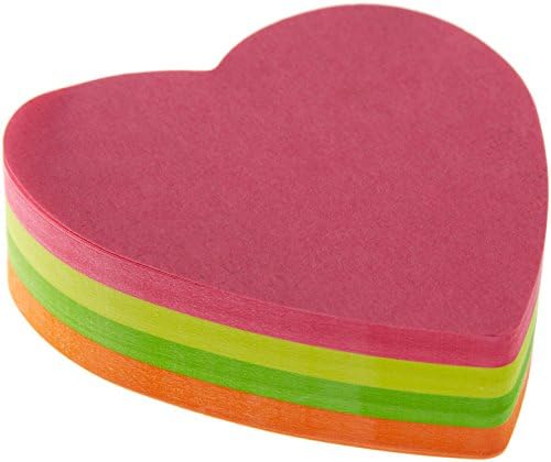 Yapışkan Notluk 70 x 70 mm, Kalp