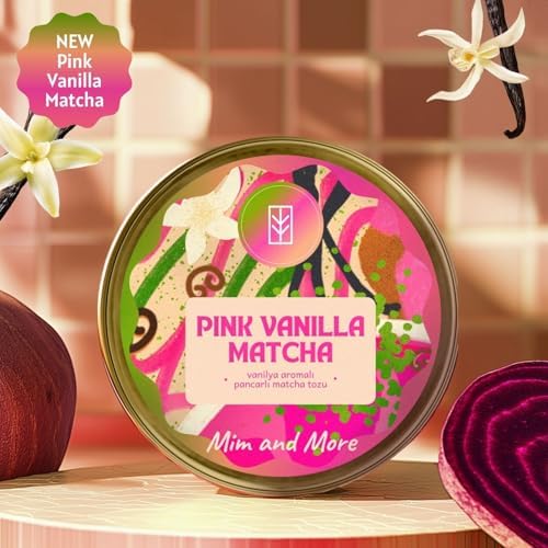 Vanilla Pink Matcha - Vanilya Aromalı Pembe Superfood Matcha Tozu, 25 Gr