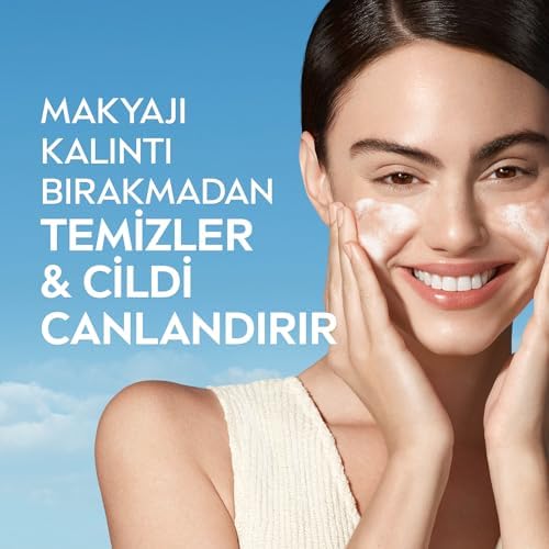 NIVEA Aqua Rose Organik Gül Suyu İçeren Yüz Yıkama Köpüğü 150ml, Nemlendirici, Yüz Temizleyici, Micellar