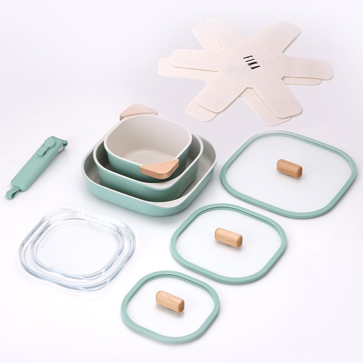 Yeşil Tencere ve Tava Seti