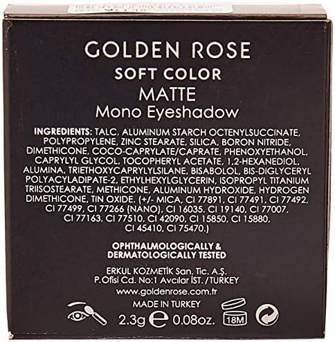 Golden Rose Soft Color Matte Mono Eyeshadow Tekli Far No: 03