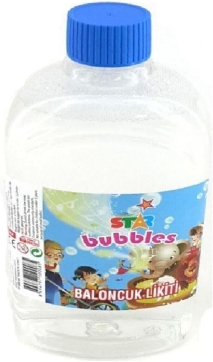 Star Bubbles Kaliteli Baloncuk Sıvısı Köpük Tabancası Baloncuk Likiti 500 Ml