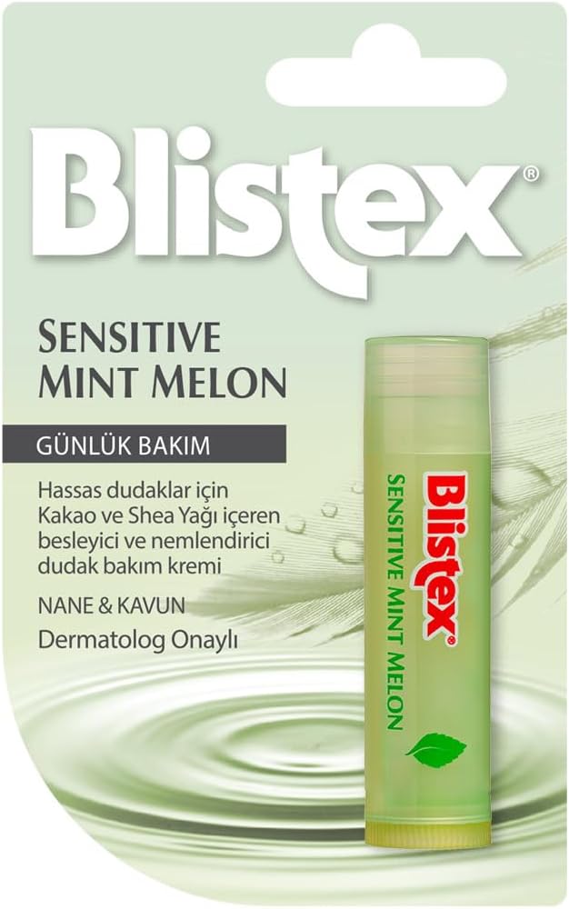 Blistex Sensitive Mint Melon Uzun Süreli Nemlenmeyi Destekleyen Kurtarıcı Dudak Bakım Kremi 4.25 g