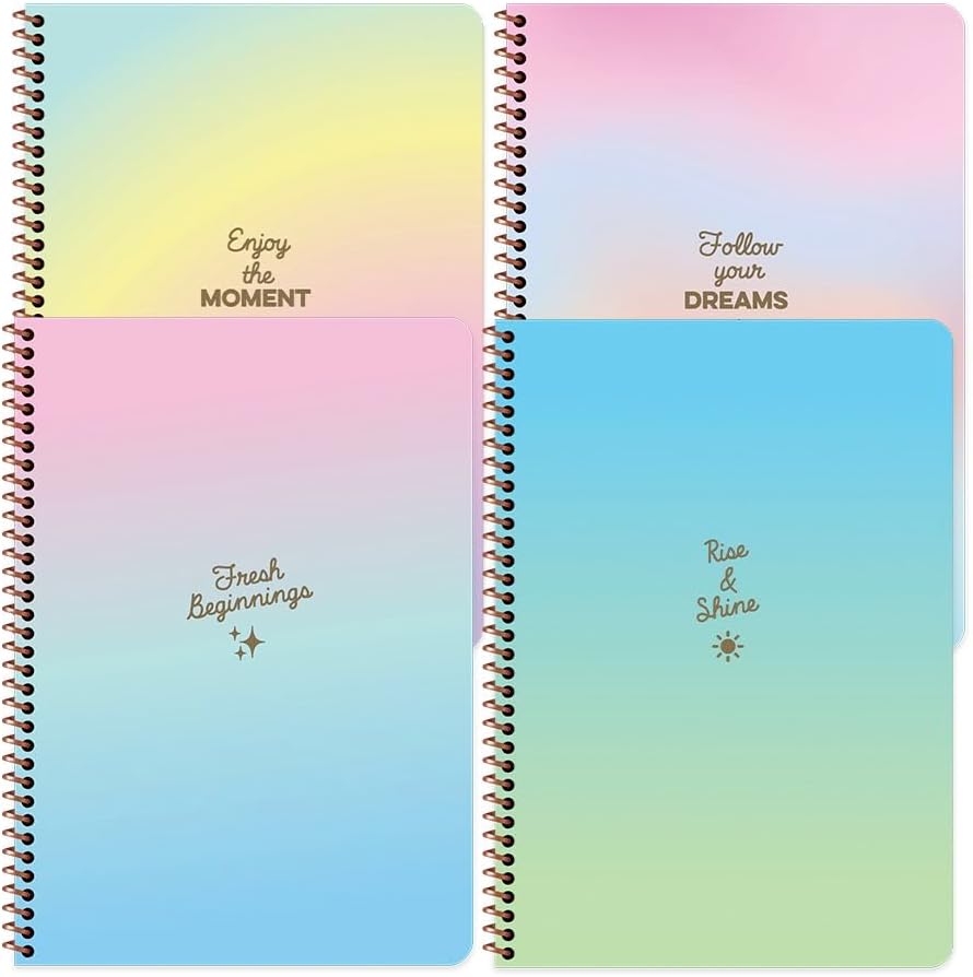 A4 80 Yaprak Çizgili Karton Kapak Spiral Peritozu Defter