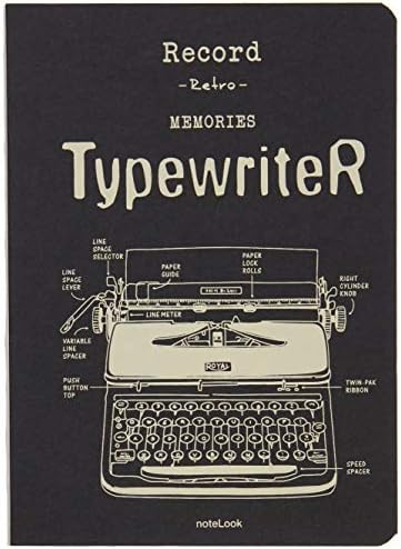Notelook Tekstil Kapak Typewriter 32K Multi Defter