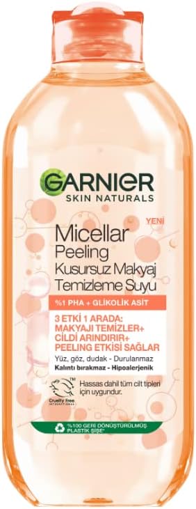 Garnier Micellar Peeling Kusursuz Makyaj Temizleme Suyu (400 ml)