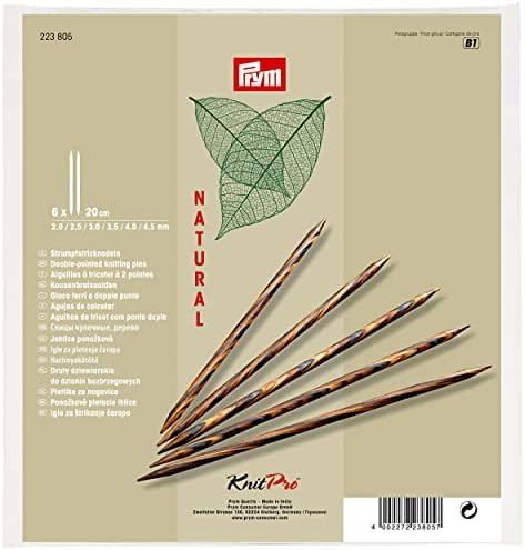 balım örgü evi Çorap örme iğneleri set doğal 20 cm