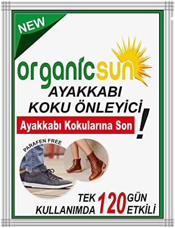 20'li Paket Ayakkabı Koku Önleyici Giderici Toz 120 Gün Etkili Ayak Kokusu Tozu Giderici