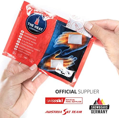 THE HEAT COMPANY El ısıtıcı – 10 veya 40 çift – ekstra sıcak – cep ısıtıcı ısıtıcı pedler – parmak ısıtıcı: 12 saat sıcak eller – hava ile etkinleşir