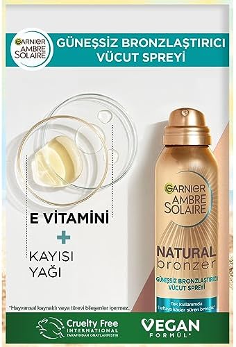 Garnier Ambre Solaire Natural Bronzer Güneşsiz Bronzlaştırıcı Sprey 150 ml