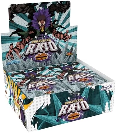 My Hero Academia Collectible Card Game Series 5: Undaunted Raid Booster Display - Contains 24 Expansion Packs of 11-, Trading Card Game