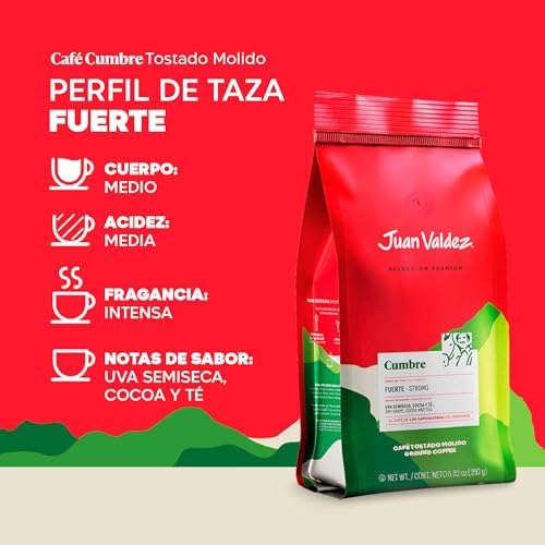 Juan Valdez Cumbre Tamamı Peaberry Koyu Kavrulmuş Öğütülmüş Kahve, 250g