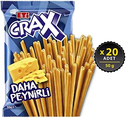 Eti Crax Peynirli Çubuk Kraker 50 g x 20 Adet