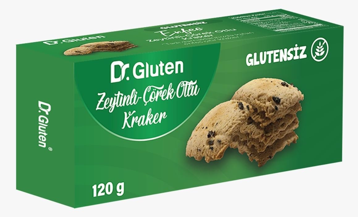 Dr. Gluten Glutensiz Zeytinli- Çörek Otlu Kraker