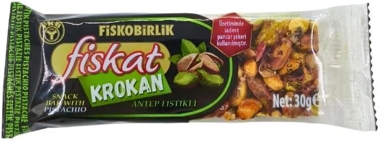 Fiskobirlik Fiskat Antep Fıstıklı Krokan 30 Gram