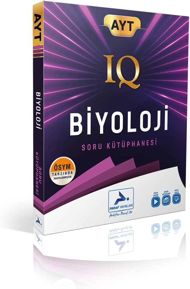 Prf Yayınları Ayt Biyoloji Iq Soru Kütüphanesi Paraf Yayınları