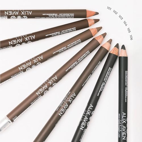 ALIX AVIEN Fırçalı Yumuşak Uçlu Belirginleştirici Kahverengi Kaş Kalemi-eyebrow Expert Powdery Liner 101 Nude