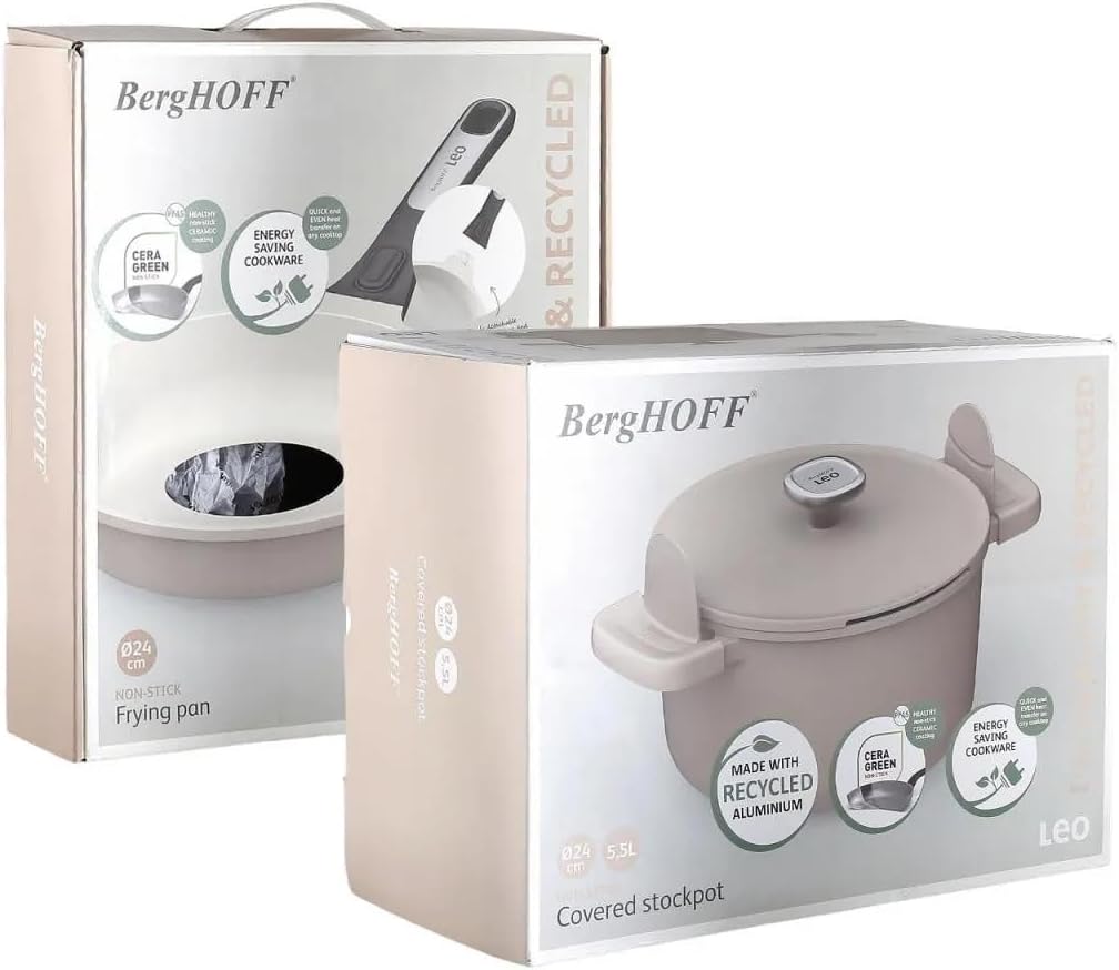 Kapaklı Yapışmaz Derin Tencere 24 Cm ve Kızartma Tavası 24 Cm