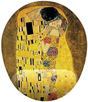 Gustav Klimt Kiss Bilek Destekli Mouse Pad